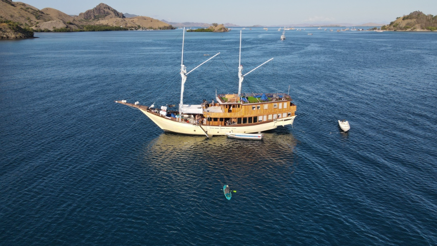 Book Private Trip by Leticia Luxury Phinisi 2026 Hanoman Master Balcony