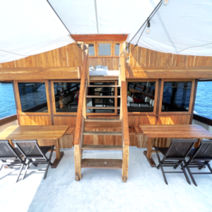 Book Private Trip by Leticia Luxury Phinisi 2026 Hanoman Master Balcony