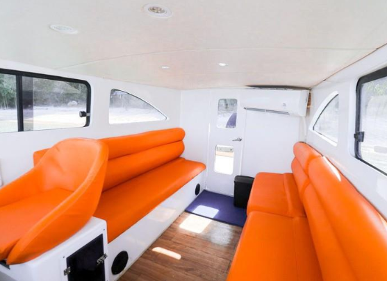 Book Private Trip by RRI Bahari 3 Speedboat 2026 - Luxury Sofa Interior