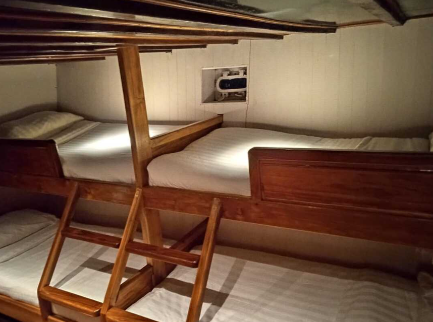 Book Private Trip by Revfiero Luxury Phinisi 2026 - Master Cabin Balcony