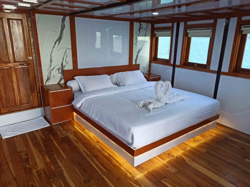 Book Private Trip by Riley Luxury Phinisi 2026 - Master Deck View