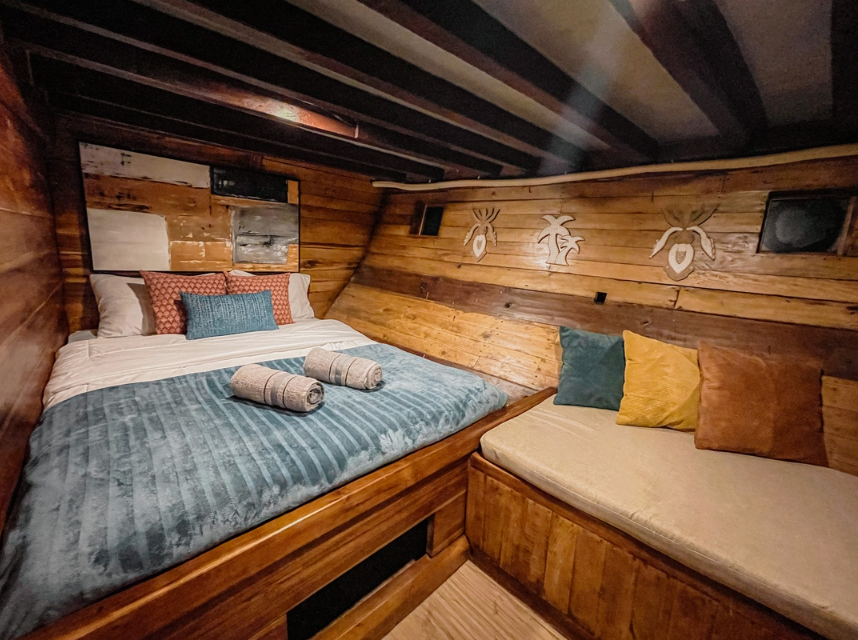 Book Private Trip by Senada Luxury Phinisi 2026 - Cabin with Balcony