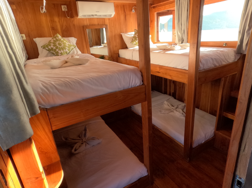 Book Private Trip by Singkolo Superior Phinisi 2026 - Master Cabin with Ocean View