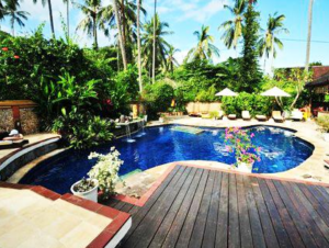 Book The Water Garden Hotel Candidasa 2026: East Bali's Secret Hideaway 1 Bungalow over Koi pond view when you Book The Water Garden Hotel Candidasa 1