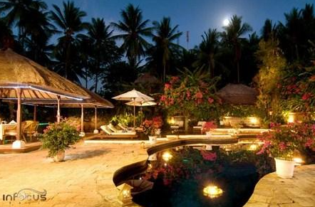 Bungalow over Koi pond view when you Book The Water Garden Hotel Candidasa 2