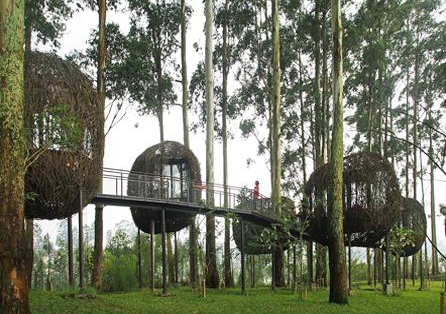 Exploring the landscape on our Book One Day Tour in North Bandung