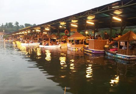 Exploring the landscape on our Book One Day Tour in North Bandung