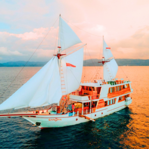 Gandiva Phinisi Private Charter Booking - Luxury Master Cabin View