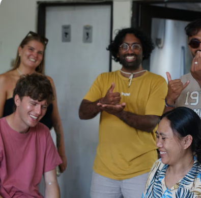 Handcrafting jewelry at our Book Silver Class in Canggu