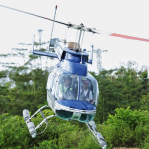 Helicopter Tour Pesanggaran - Uluwatu Temple Route