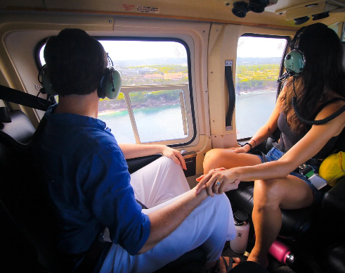 Helicopter Tour Pesanggaran - Uluwatu Temple Route