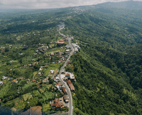 Helicopter Tour Pesanggaran - Uluwatu Temple Route