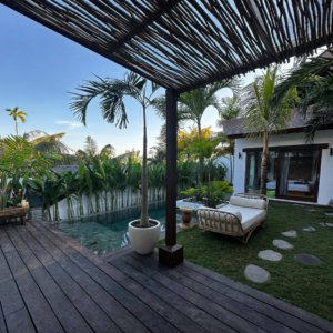 Interior view of the living room when you Book Villa Ruby Bali 2026