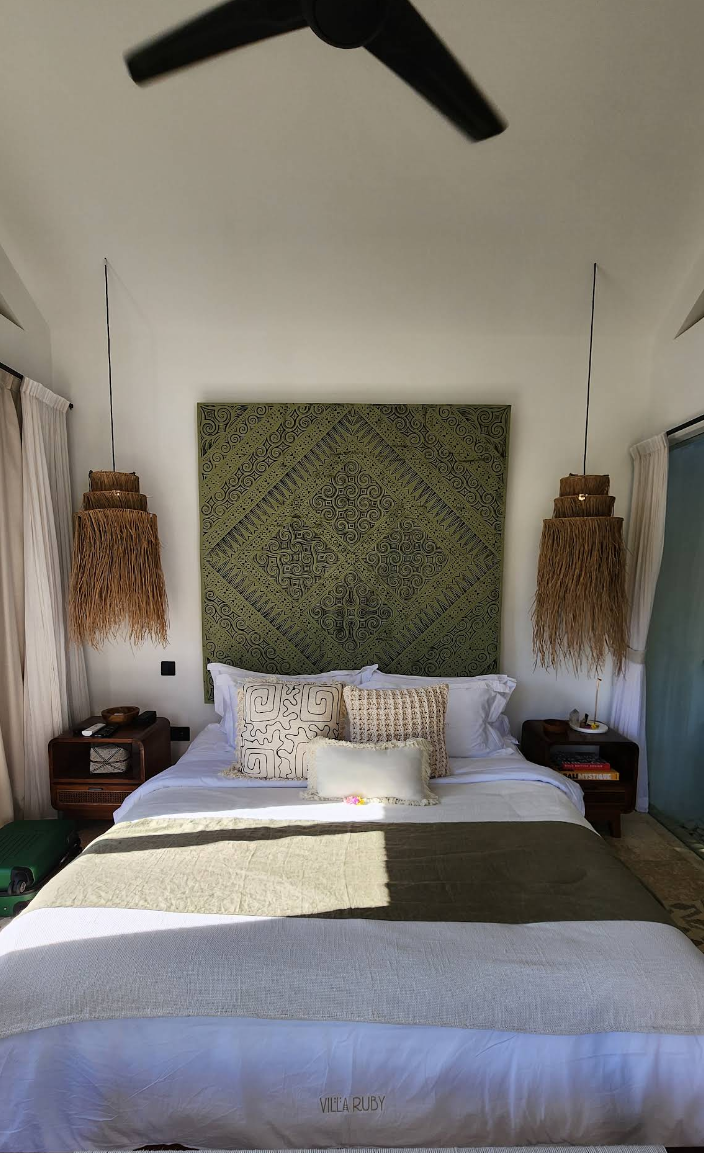 Interior view of the living room when you Book Villa Ruby Bali 2026