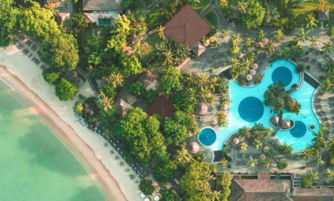 Large lagoon pool view when you Book Melia Bali Resort Nusa Dua 2026 2