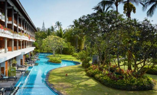 Large lagoon pool view when you Book Melia Bali Resort Nusa Dua 2026 4