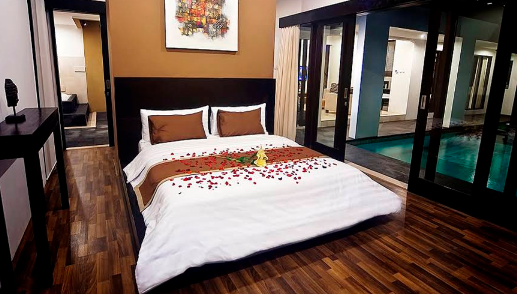 Private pool and garden view when you Book The Adnyana Villas and Spa 2026