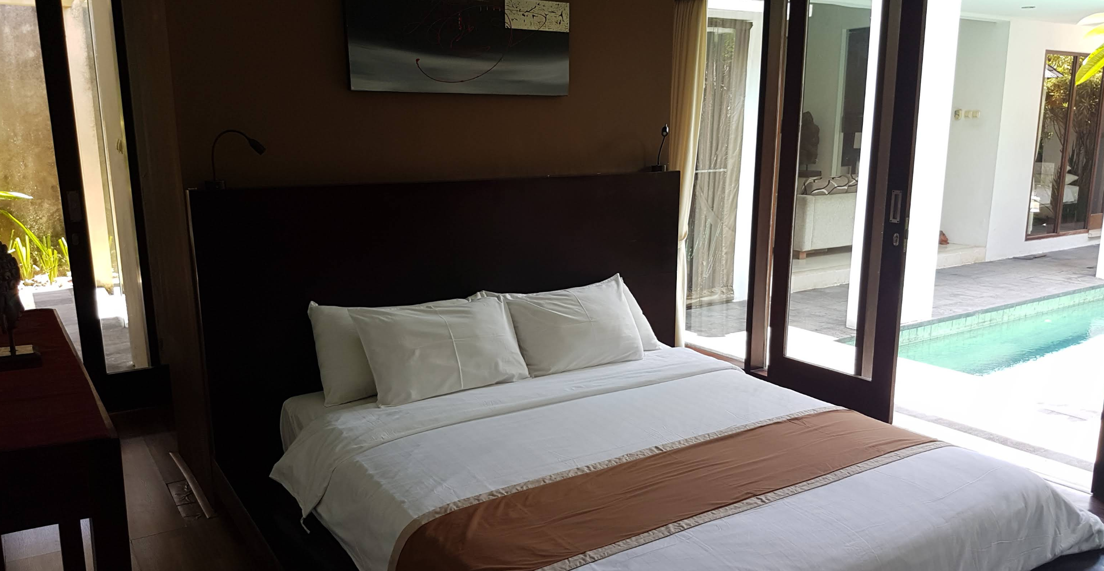 Private pool and garden view when you Book The Adnyana Villas and Spa 2026