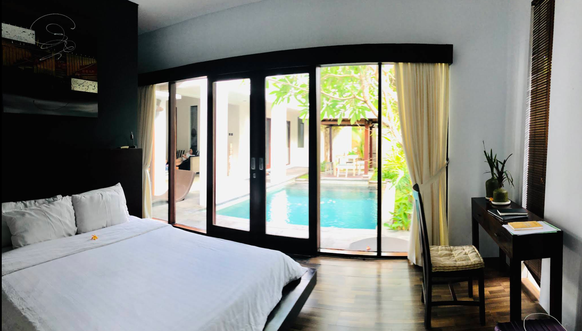 Private pool and garden view when you Book The Adnyana Villas and Spa 2026