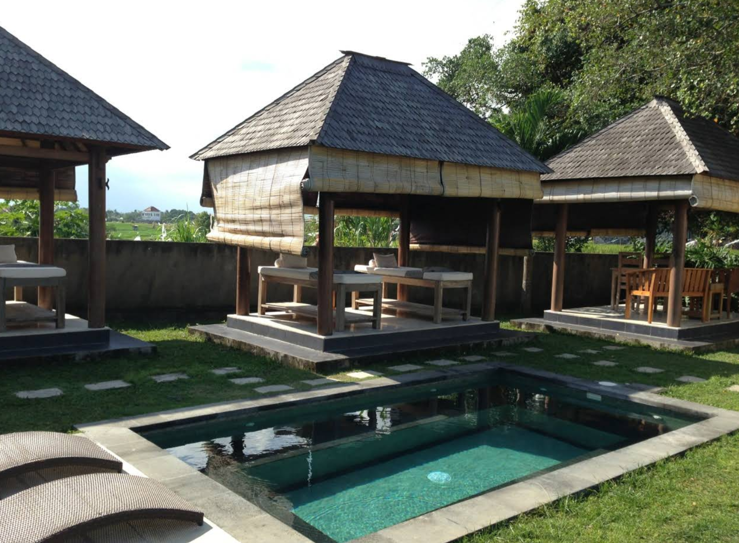 Private pool and garden view when you Book The Adnyana Villas and Spa 2026