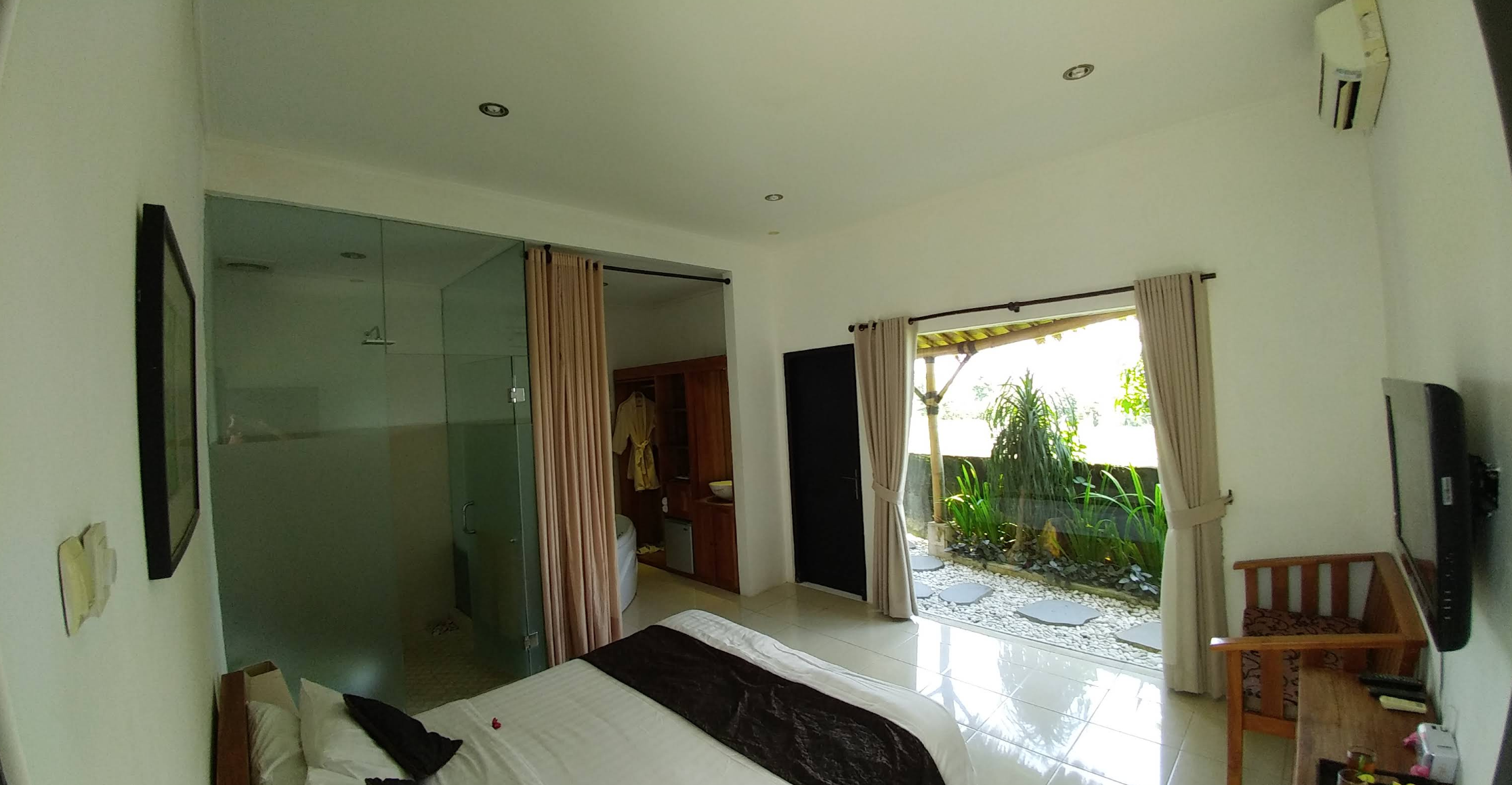 Private pool and garden view when you Book The Adnyana Villas and Spa 2026