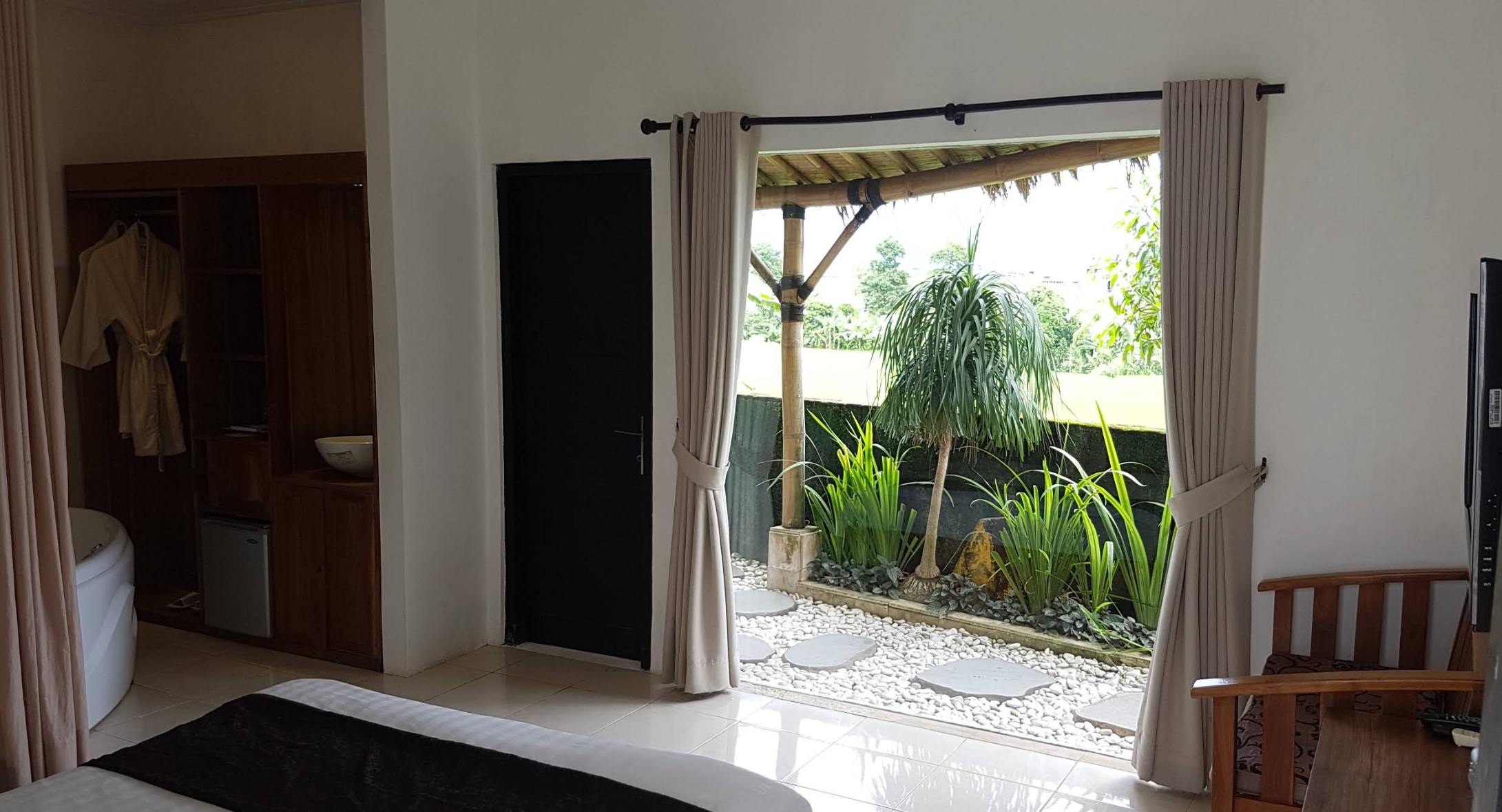 Private pool and garden view when you Book The Adnyana Villas and Spa 2026