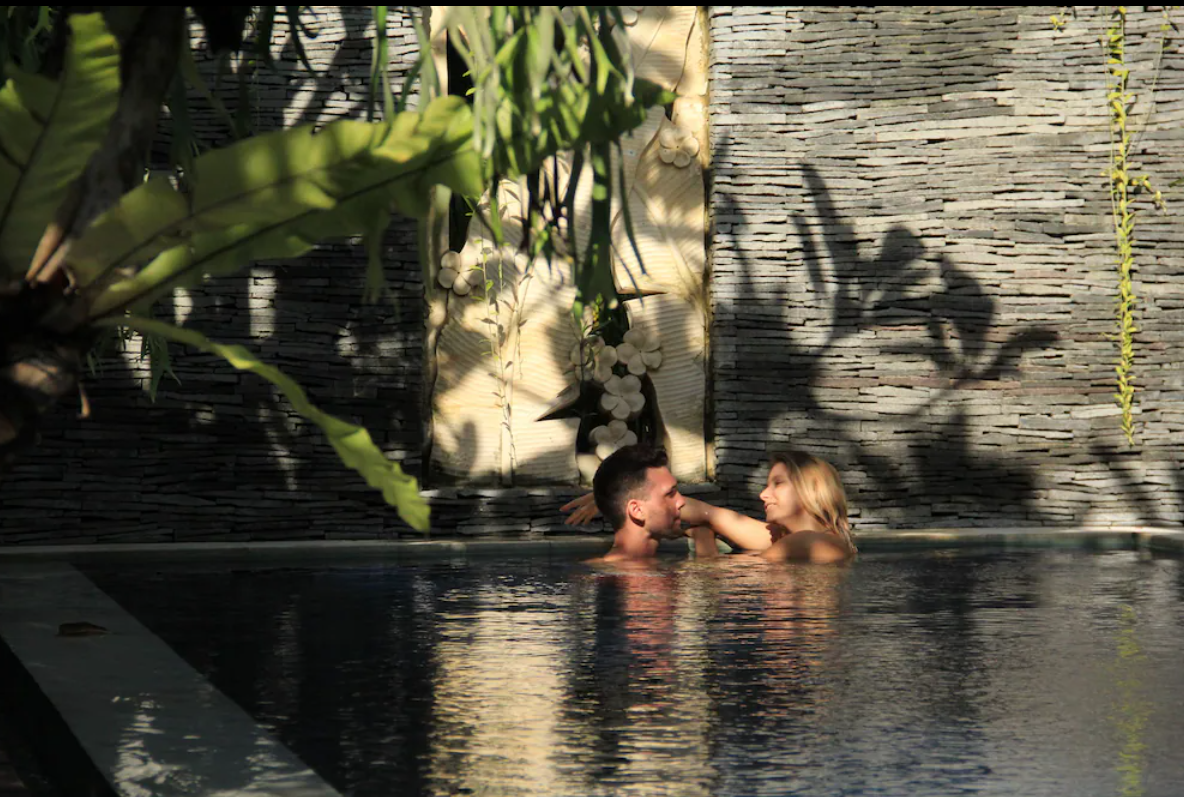 Private pool and tropical garden when you Book The Wolas Villa and Spa 2026