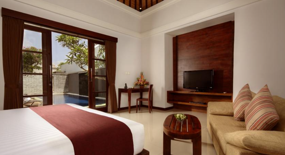 Private pool and tropical garden when you Book The Wolas Villa and Spa 2026