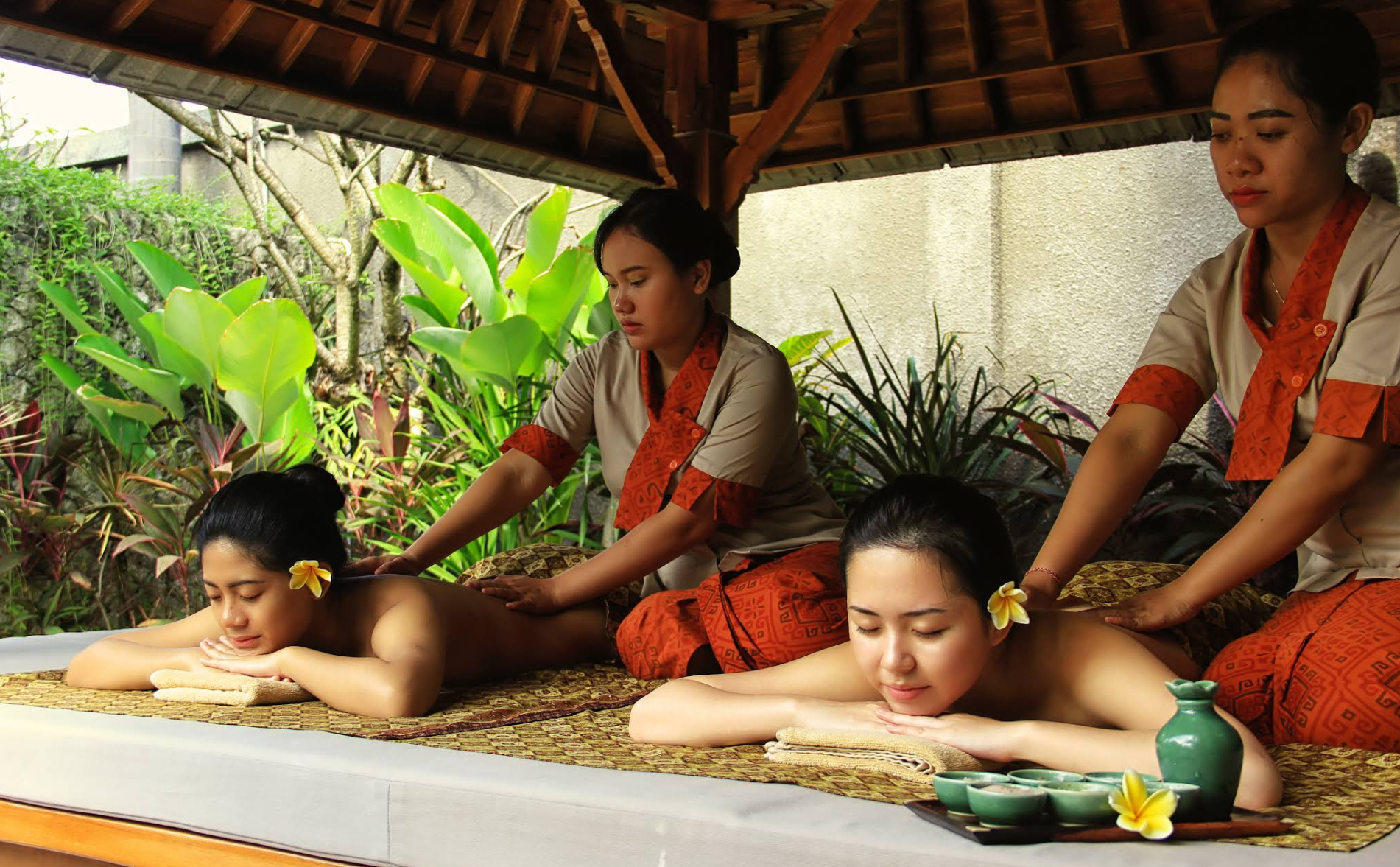 Private pool and tropical garden when you Book The Wolas Villa and Spa 2026