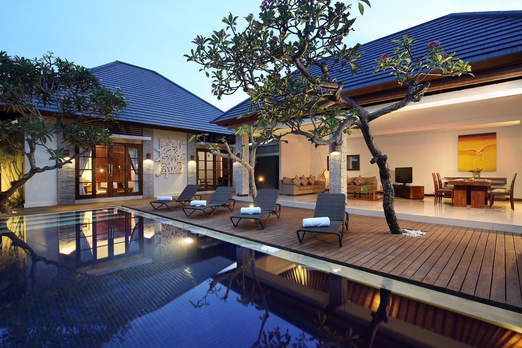 Private pool and tropical garden when you Book The Wolas Villa and Spa 2026