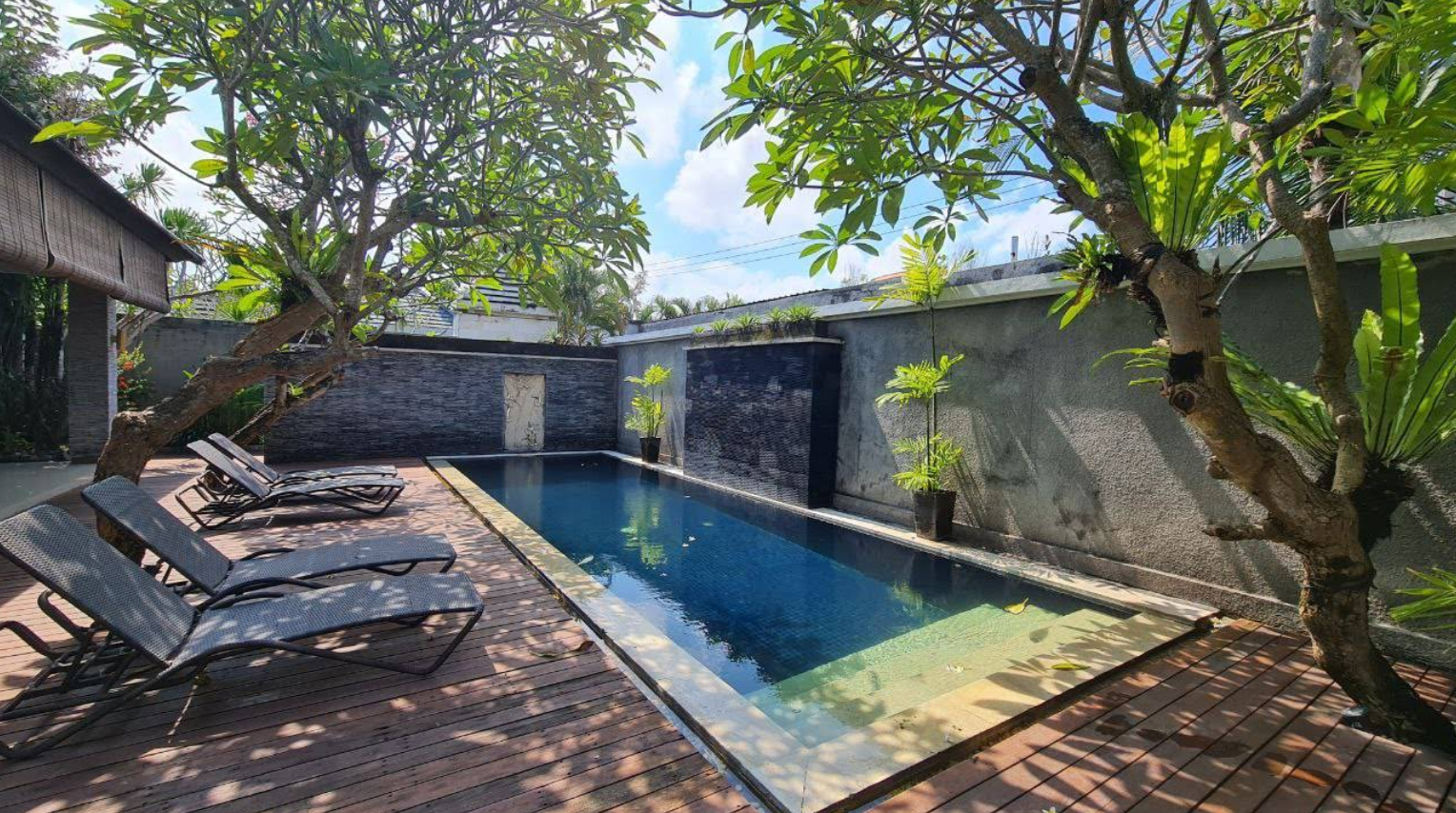 Private pool and tropical garden when you Book The Wolas Villa and Spa 2026