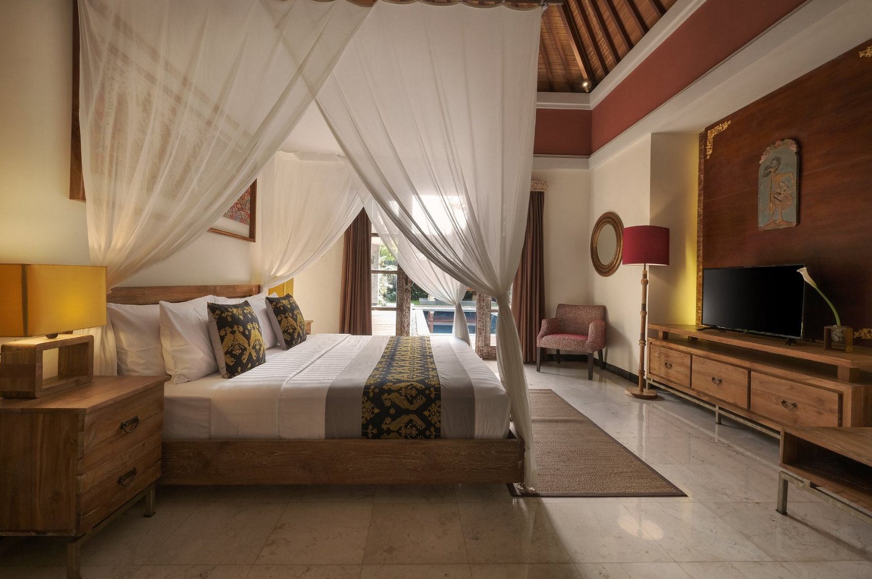 Private pool and tropical garden when you Book The Wolas Villa and Spa 2026