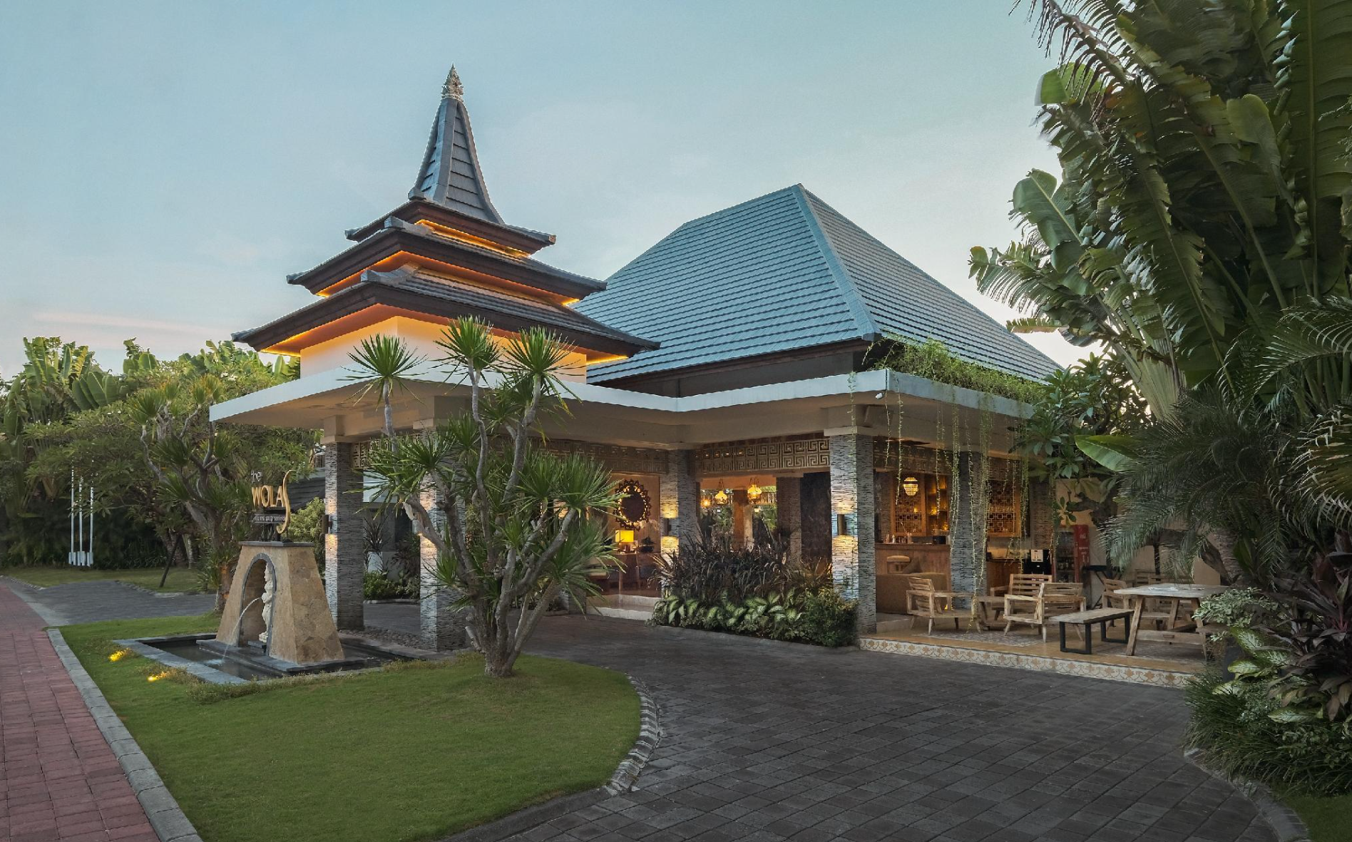 Private pool and tropical garden when you Book The Wolas Villa and Spa 2026