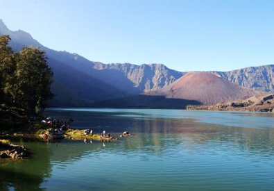 Segara Anak Crater Lake - Rinjani Trekking 5 Days 4 Nights
