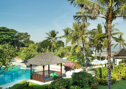 Sunset view from the balcony when you Book Holiday Inn Resort Baruna Bali 4