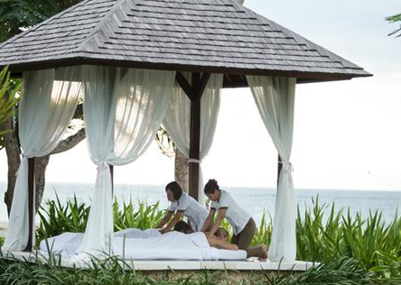 Sunset view from the balcony when you Book Holiday Inn Resort Baruna Bali 9