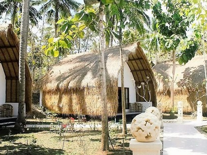 Traditional Lumbung villa and pool view when you Book Coco Resort Penida 2026