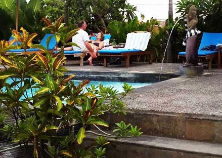 Traditional alang-alang hut view when you Book Sunset Coin Lembongan Cottages 5