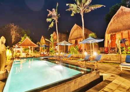 Traditional alang-alang hut view when you Book Sunset Coin Lembongan Cottages 6 Book Sunset Coin Lembongan Cottages 2026