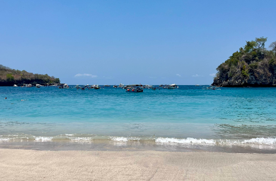 View of West Nusa Penida sunset views from this Sakti eco-resort. 11