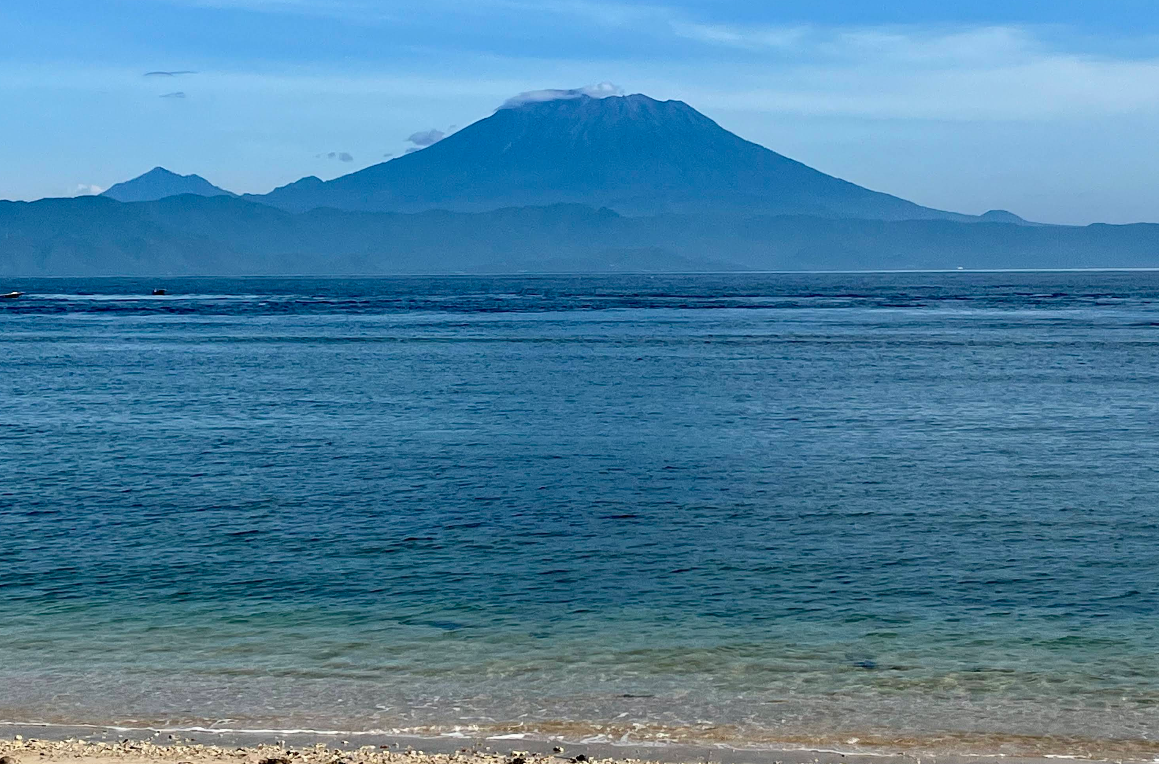 View of West Nusa Penida sunset views from this Sakti eco-resort. 14