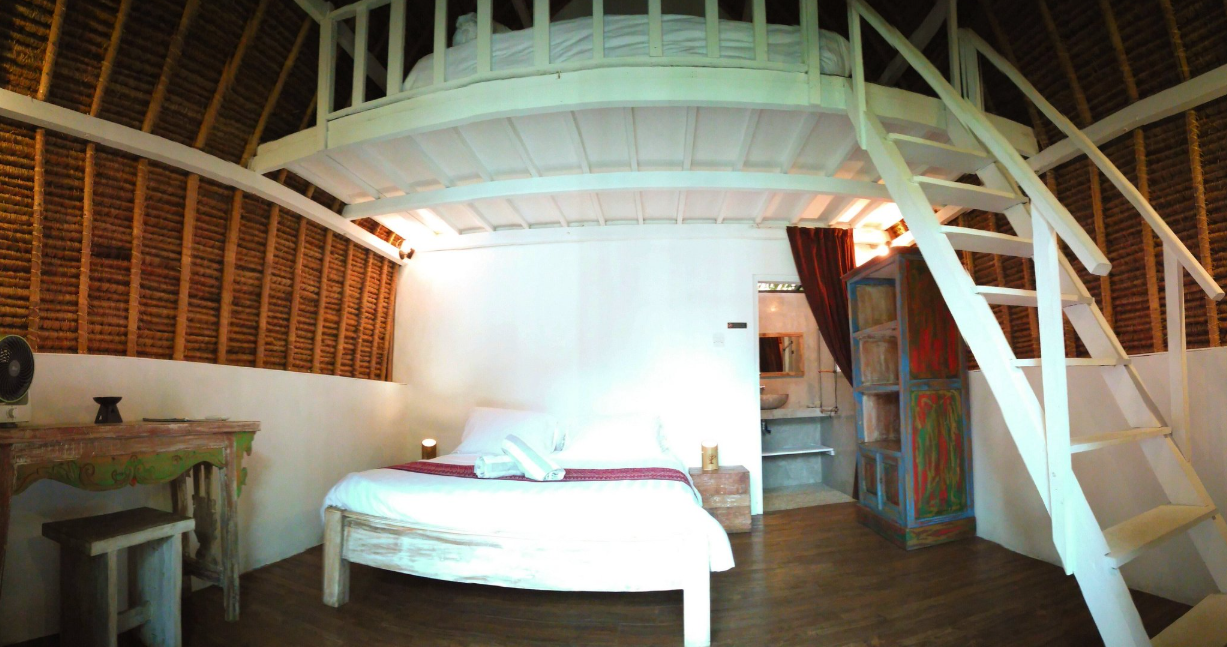 View of West Nusa Penida sunset views from this Sakti eco-resort. 16