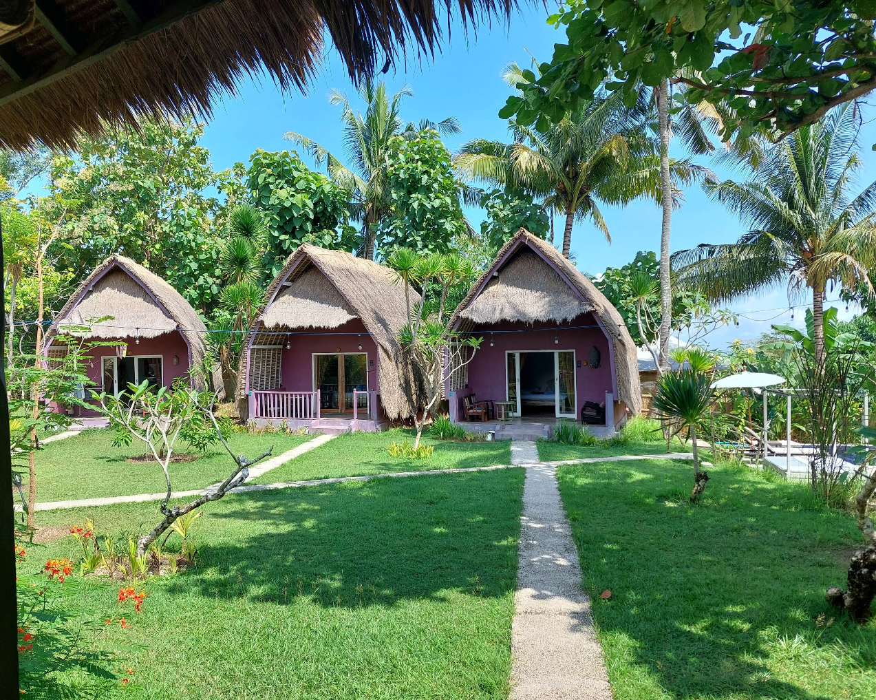 View of West Nusa Penida sunset views from this Sakti eco-resort. 17