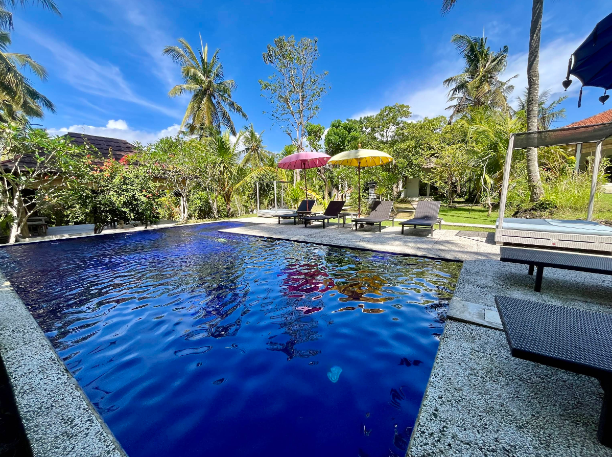 View of West Nusa Penida sunset views from this Sakti eco-resort. 3