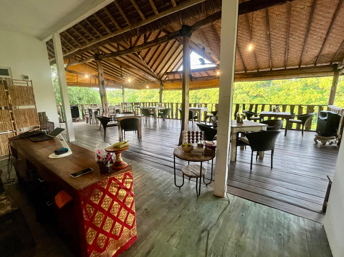 View of West Nusa Penida sunset views from this Sakti eco-resort. 7